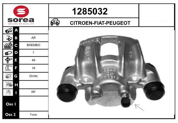 Étrier de frein SNRA 1285032