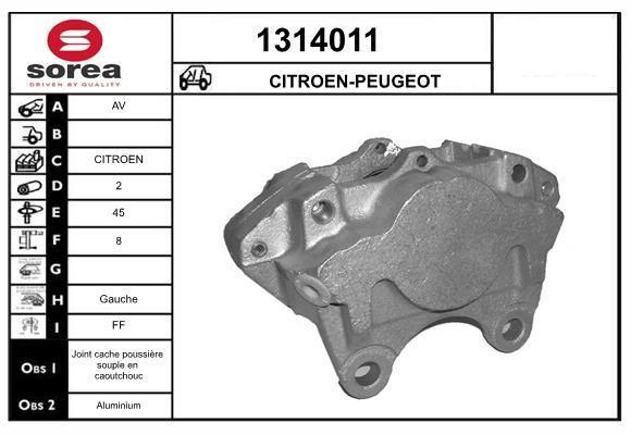Étrier de frein SNRA ref. 1314011