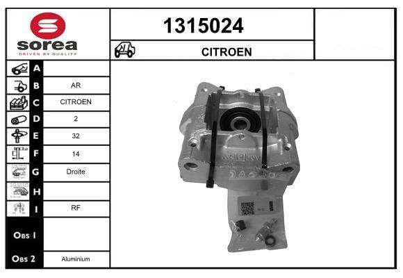 Étrier de frein SNRA ref. 1315024