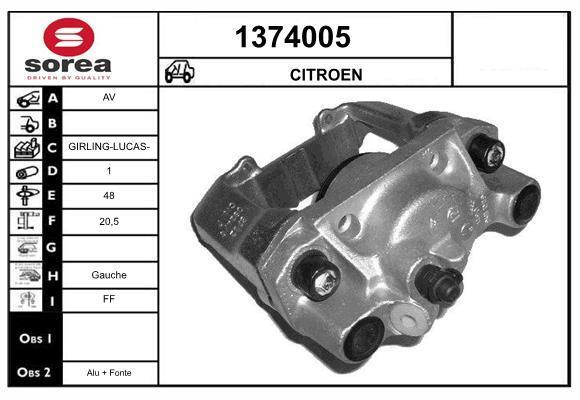 Pinça de travão SNRA 1374005