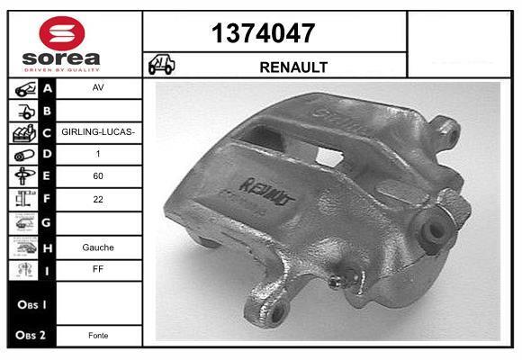 Étrier de frein SNRA 1374047