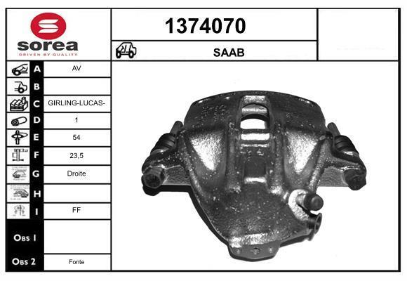 Pinza de freno SNRA ref. 1374070