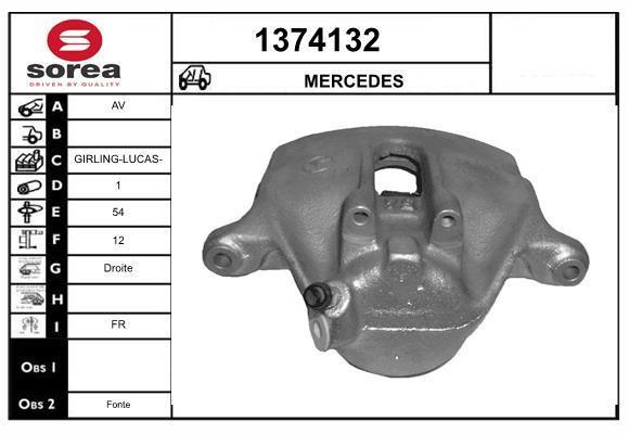 Pinça de travão SNRA ref. 1374132