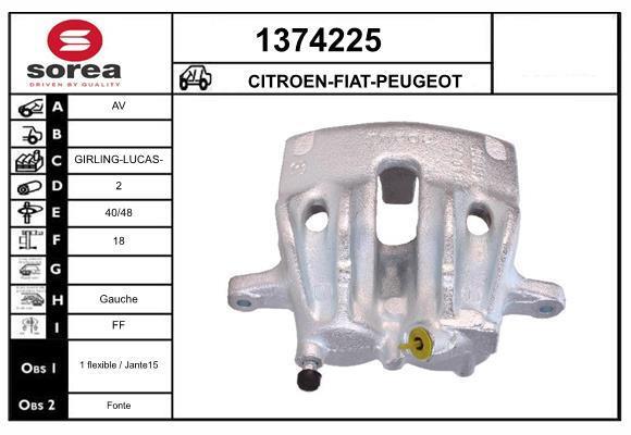 Étrier de frein SNRA 1374225