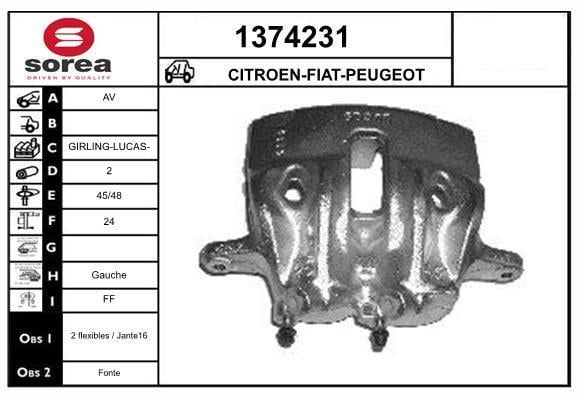Étrier de frein SNRA 1374231