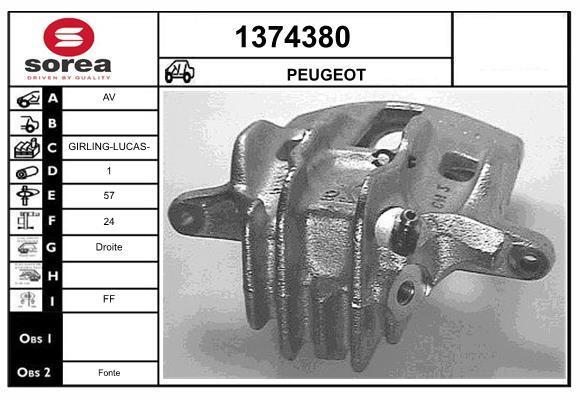 Étrier de frein SNRA 1374380