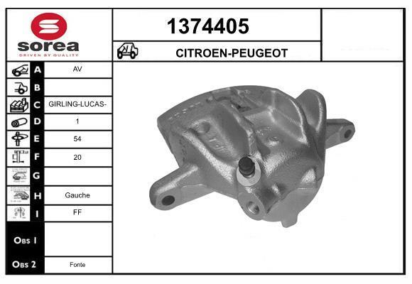 Étrier de frein SNRA 1374405