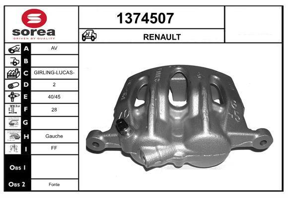 Pinza de freno SNRA ref. 1374507