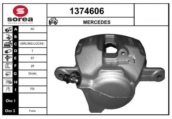 Étrier de frein SNRA ref. 1374606