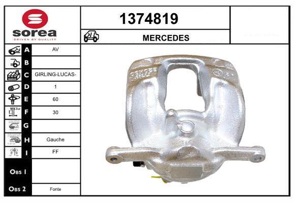 Étrier de frein SNRA ref. 1374819