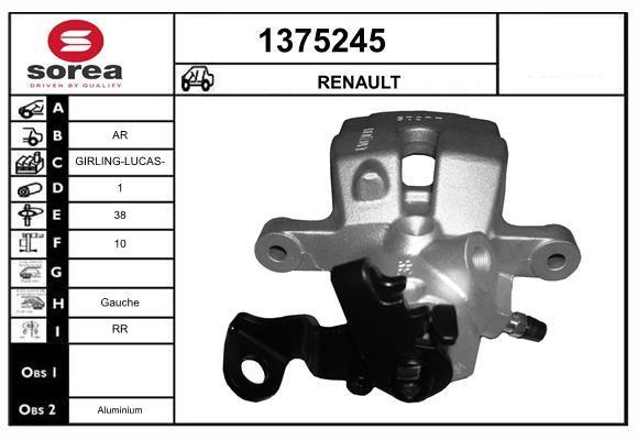 Étrier de frein SNRA 1375245
