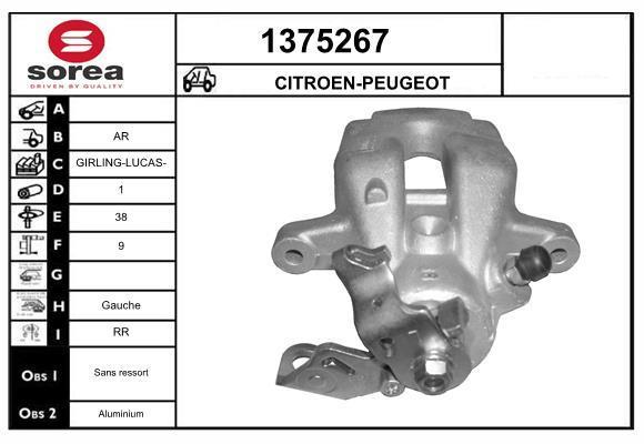 Étrier de frein SNRA ref. 1375267