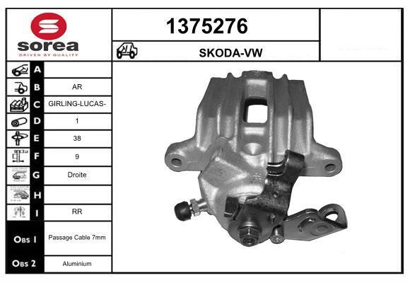 Étrier de frein SNRA 1375276