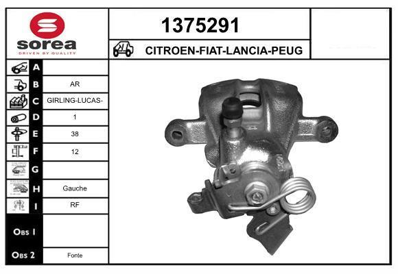 Pinça de travão SNRA ref. 1375291