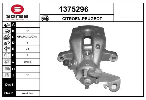 Étrier de frein SNRA 1375296