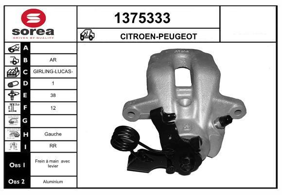 Étrier de frein SNRA 1375333