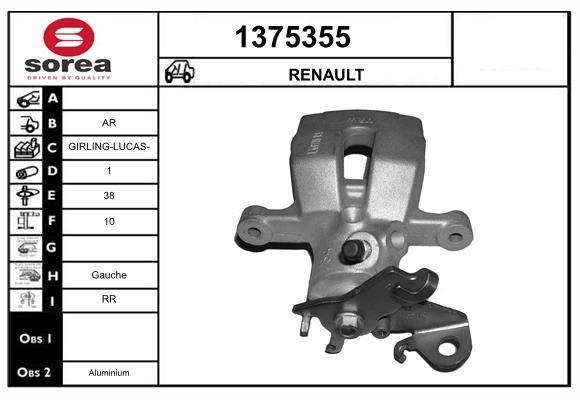 Étrier de frein SNRA 1375355