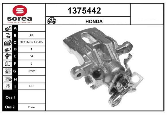 Pinça de travão SNRA 1375442
