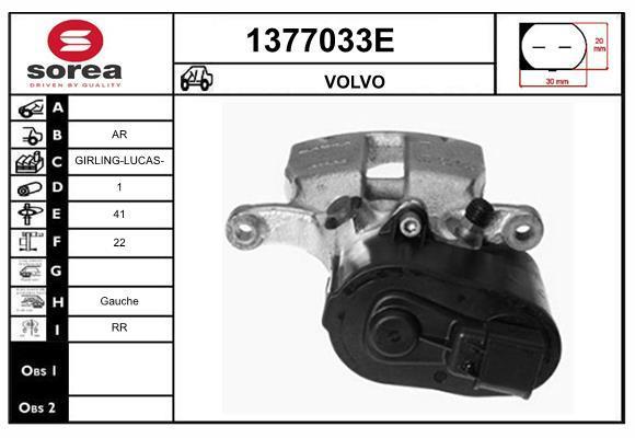 Pinça de travão SNRA ref. 1377033E