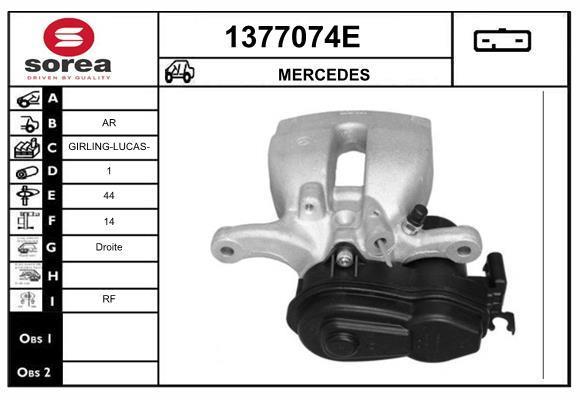 Pinza de freno SNRA ref. 1377074E