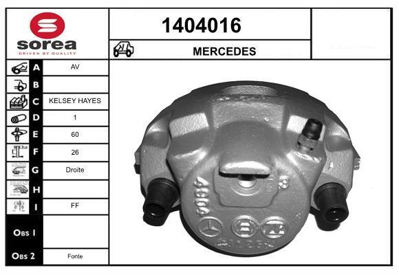 Étrier de frein SNRA 1404016