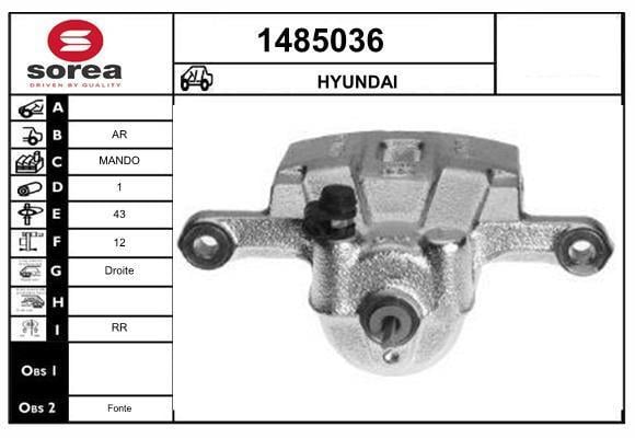 Pinza de freno SNRA ref. 1485036