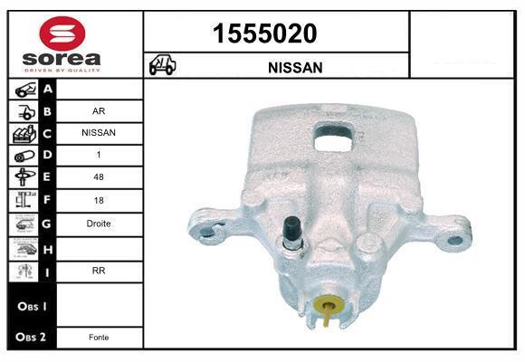 Étrier de frein SNRA 1555020