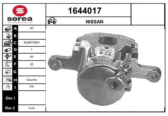Étrier de frein SNRA ref. 1644017