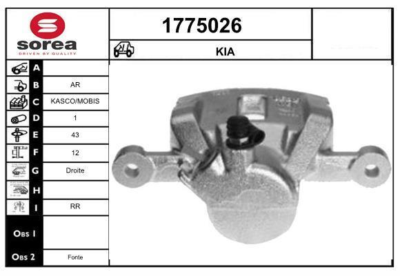Pinza de freno SNRA ref. 1775026