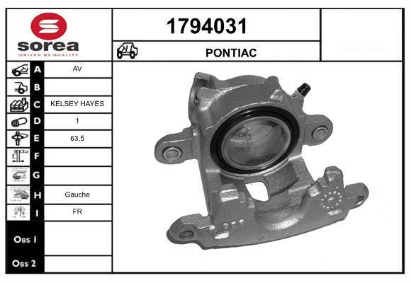 Pinza de freno SNRA ref. 1794031
