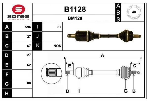 Cardán SNRA ref. B1128