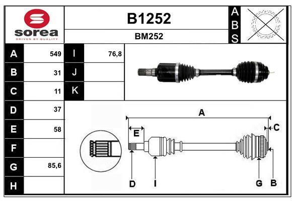 Cardan SNRA B1252