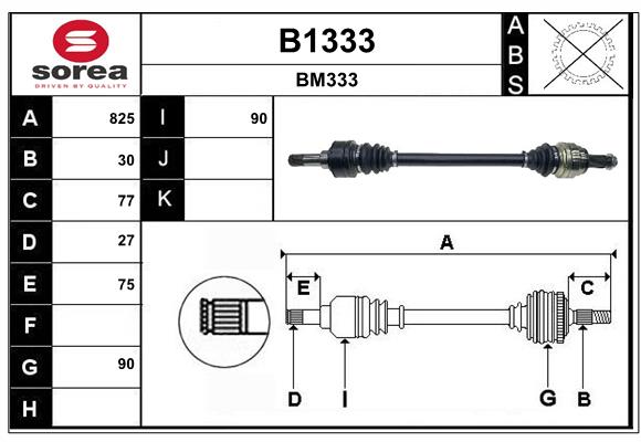 Cardan SNRA B1333
