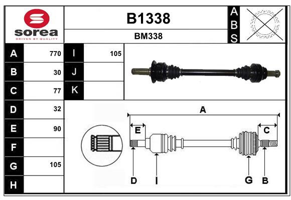 Cardán SNRA B1338