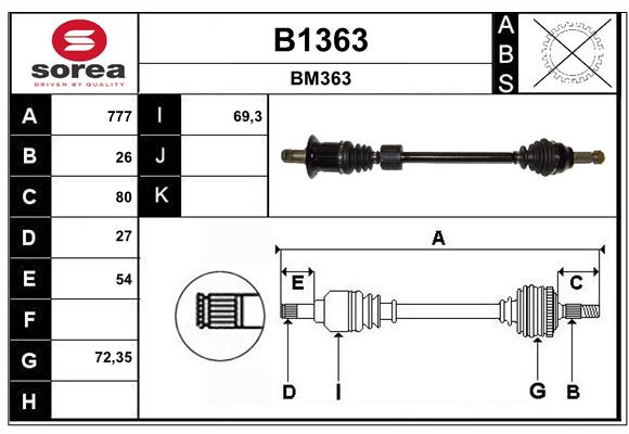 Cardan SNRA B1363