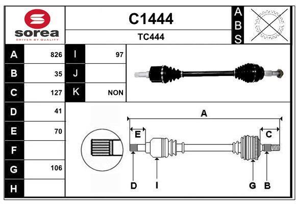 Cardã SNRA C1444