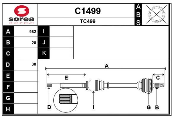 Cardã SNRA C1499