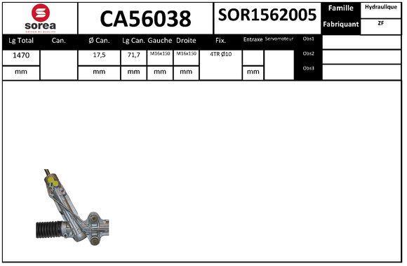 Crémaillère de direction SNRA ref. CA56038