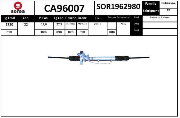 Cremallera de dirección (Caja de direccion) SNRA ref. CA96007