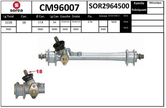 Cremallera de dirección (Caja de direccion) SNRA ref. CM96007