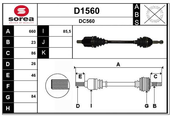 Cardan SNRA D1560