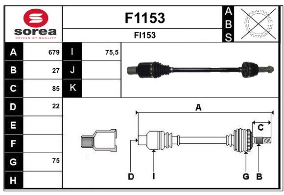 Cardan SNRA F1153
