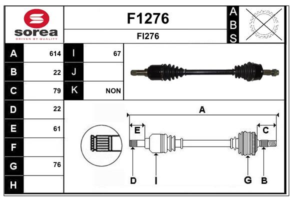 Cardã SNRA F1276