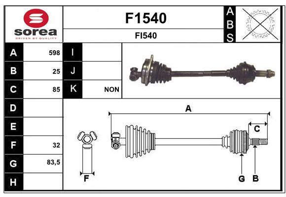 Cardã SNRA ref. F1540