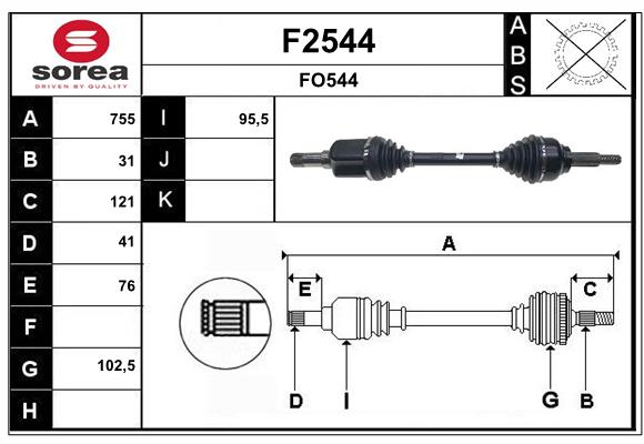 Cardã SNRA F2544
