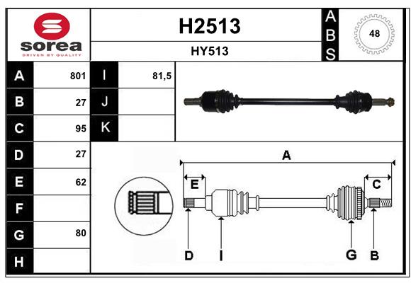 Cardan SNRA H2513