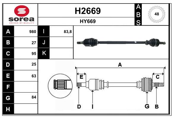 Cardã SNRA H2669