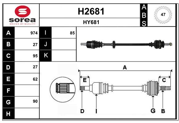 Cardan SNRA H2681