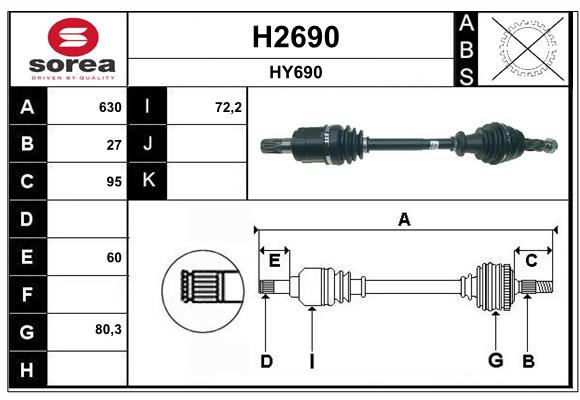 Cardan SNRA H2690
