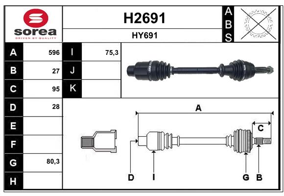 Cardan SNRA H2691